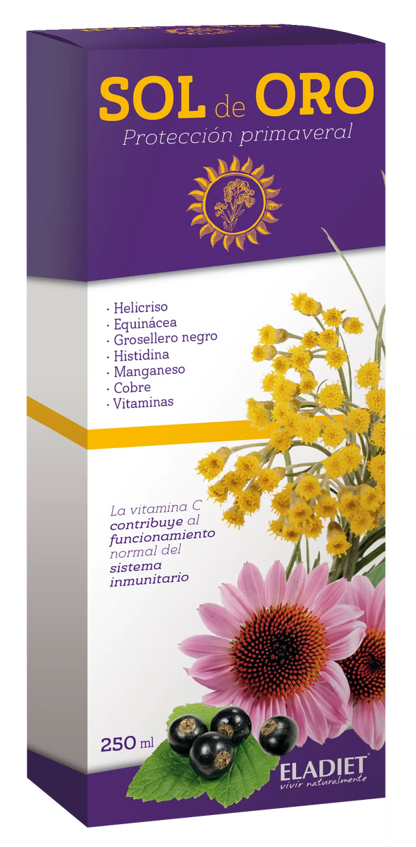 Eladiet Sol De Oro Jarabe 250ml - Batty Beauty