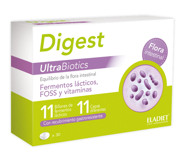 Eladiet Digest Ultrabiotics 30 Com - Batty Beauty