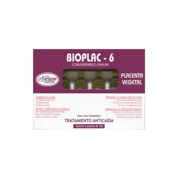 Nurana Bioplac-6 Ampoules Traitement Anti Chute 6x10ml - NURANA