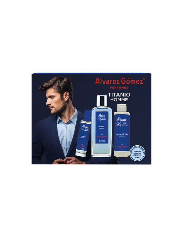 Alvarez Gómez Alv Gomez Agua De Perfume Homme Titanio Sets 150ml - Batty Beauty