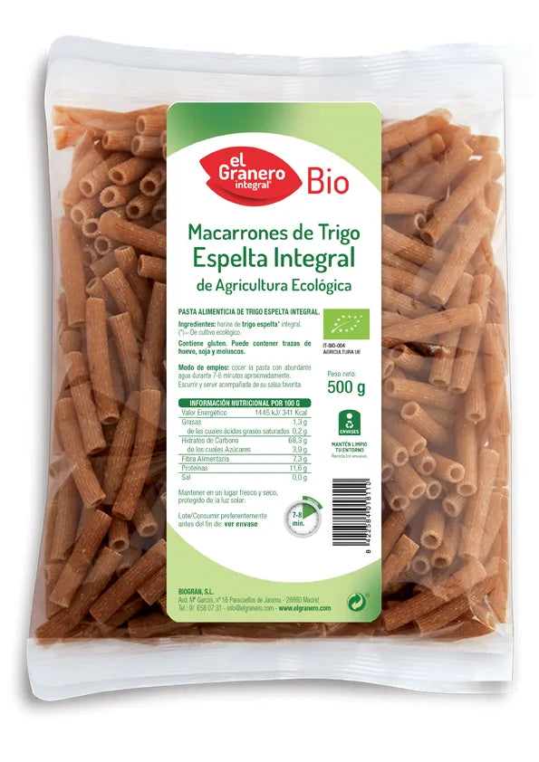 Granero Macarrones Espel Int Bio