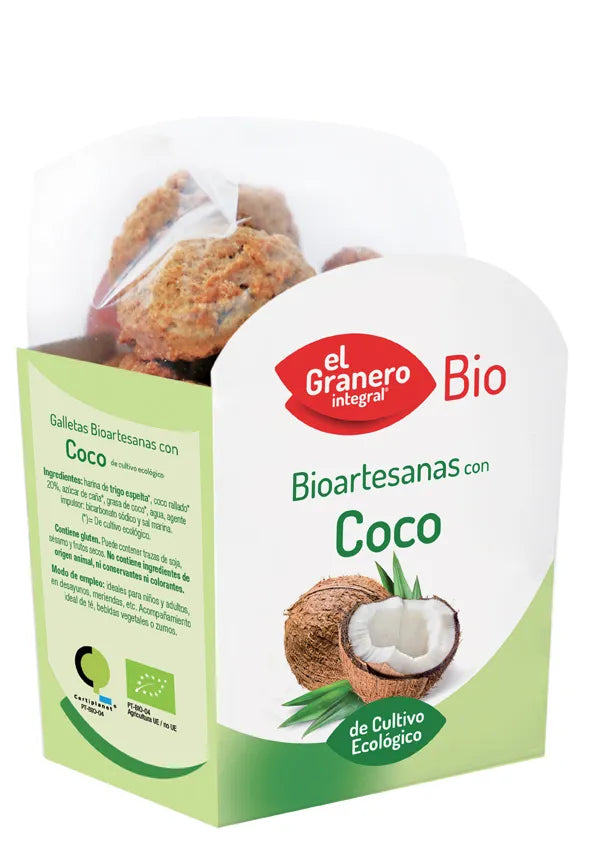 Granero Galletas Artesanas Con Coco Bio 220g - Batty Beauty