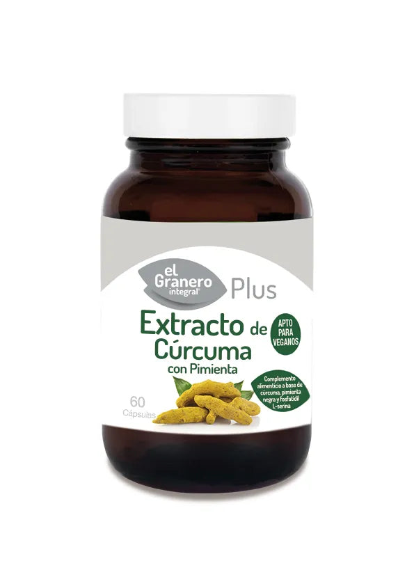 Granero S Extracto De Curcuma Pimienta 430 Mg 60 Vcaps - Batty Beauty