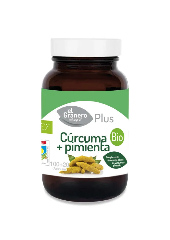 Granero S Curcuma Pimienta Bio 440 Mg 100 20 Caps - Batty Beauty