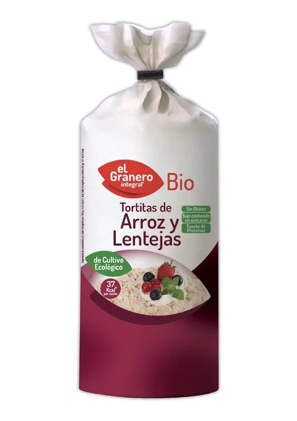 Granero Tortitas De Arroz y Lentejas Bio 115g - Batty Beauty
