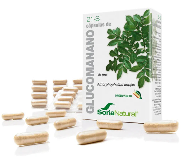 Soria 21-S Glucomanano 400 Mg 60 Cap - Batty Beauty