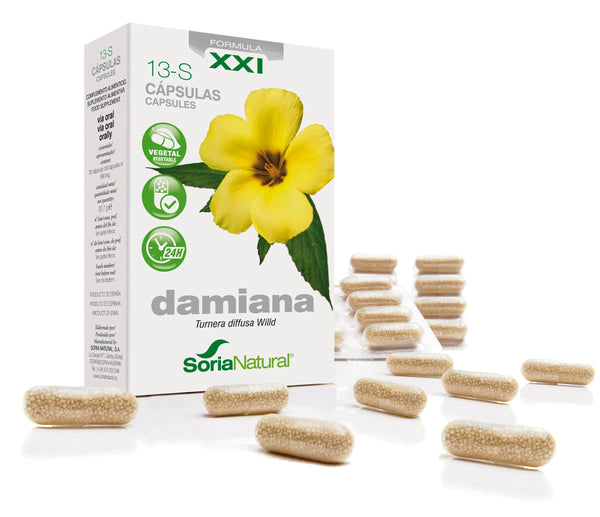 Soria 13-S Damiana Liberacion Prolongada 30 Caps - Batty Beauty