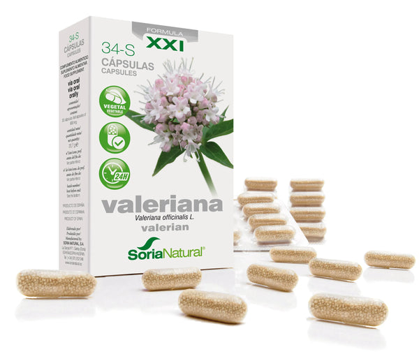 Soria 34-S Valeriana 600 Mg 30 Caps Liberacion Prolongad - Batty Beauty