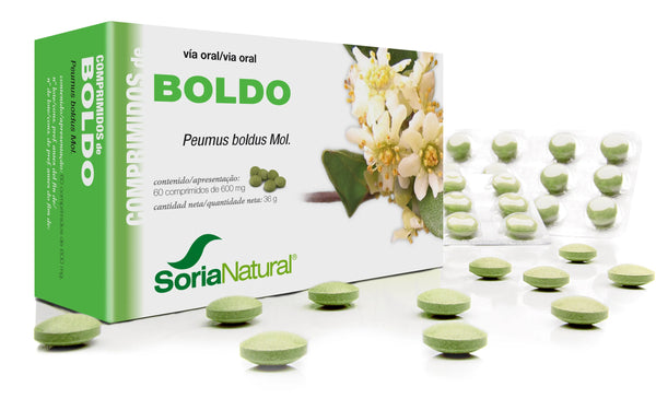 Soria Boldo 600 Mg 60 Comp - Batty Beauty