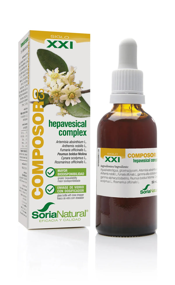 Soria Composor 3 Hepavesical Complex S Xxi 50ml - Batty Beauty