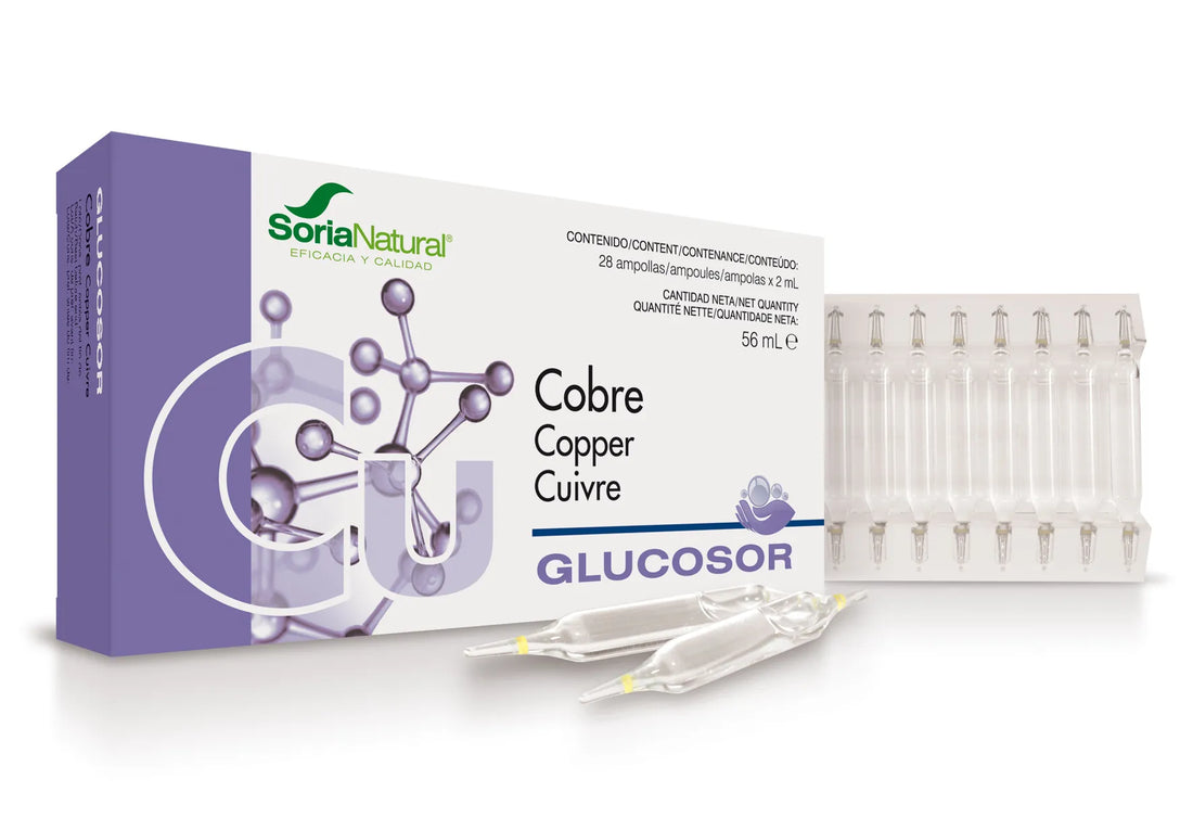 Soria Glucosor Cobre 28 Ampolllas X