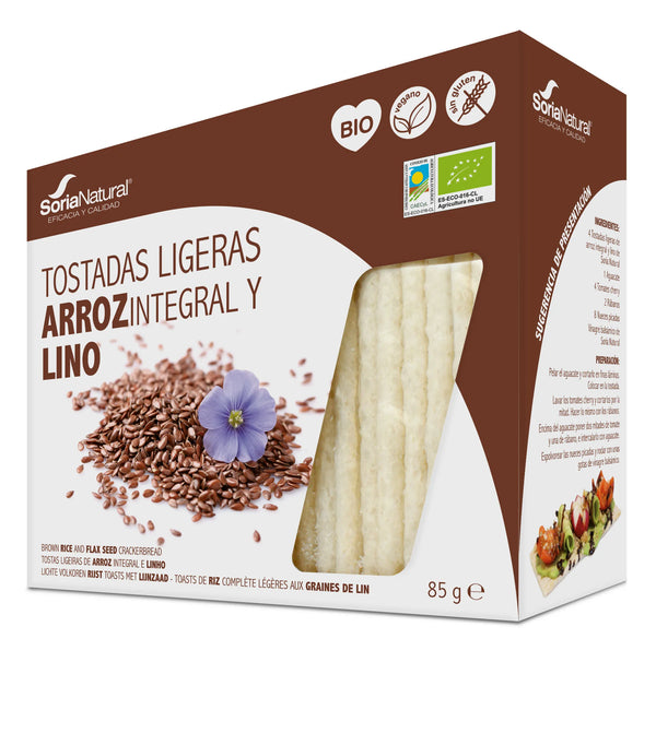 Alecosor Bio Tostadas De Arroz y Lino - Batty Beauty