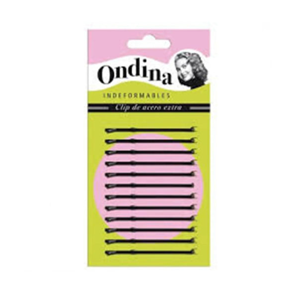 Eurostil Bola Negro Negro Clips Ondina 70mm Carton 1un - Batty Beauty