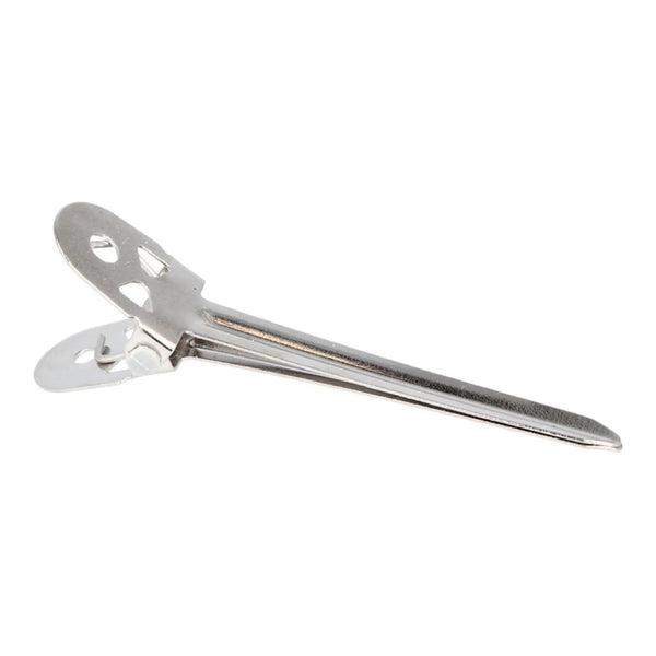 Eurostil Metalica Pinza De Pelo Mediana 1un - Batty Beauty