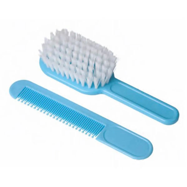 Eurostil Bebe Cepillo Suave Azul 1un Peine 1u - Batty Beauty