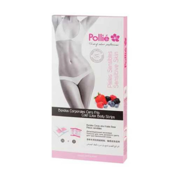 Eurostil Frutos Rojos Bandas De Cera Fria Pieles Sensibles Pack 20un - Batty Beauty