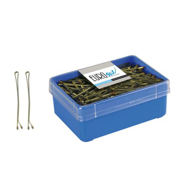 Eurostil Cabello Caja Miniclips Bronze 25mm 700un - Batty Beauty