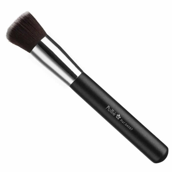 Eurostil Professional Kabuki Flat Brush 1 Black - Batty Beauty