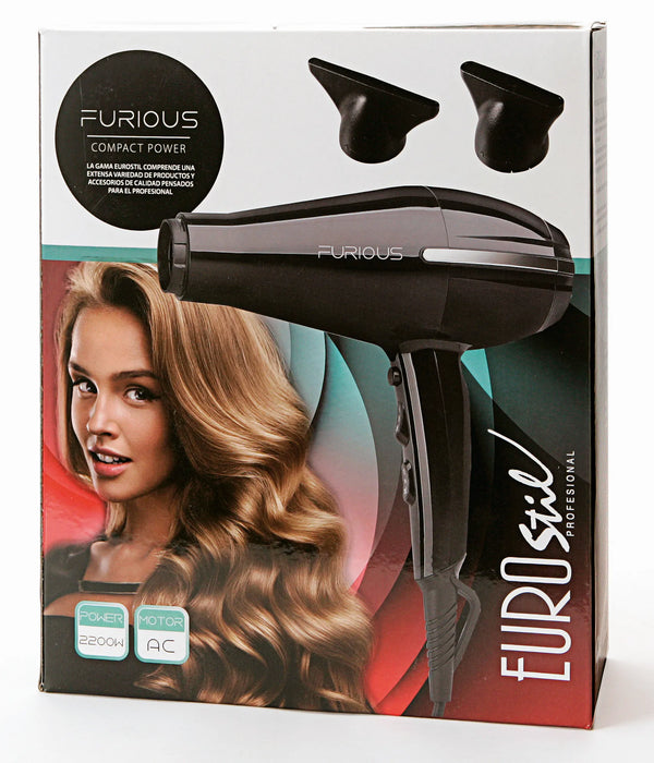 Eurostil Furius Compact Secador 2200w 1un - Batty Beauty