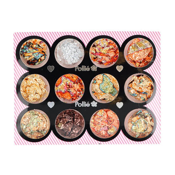 Eurostil Pan De Oro Nail Art Set 12 Colores 1un - Batty Beauty