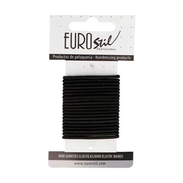 Eurostil Caja Carton Gomas Negras Mini Pack 1un - Batty Beauty