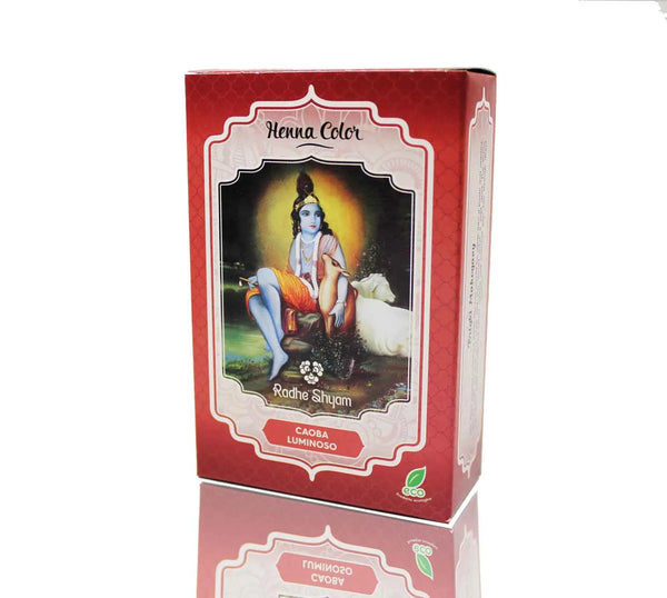 Radhe Henna Radhe Caoba Luminoso Polvo 100g - Batty Beauty