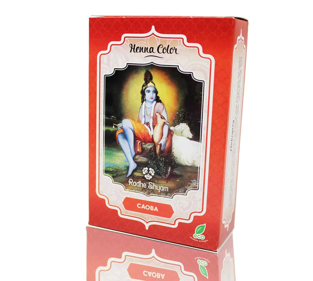 Radhe Henna Caoba Polvo Radhe Shyam