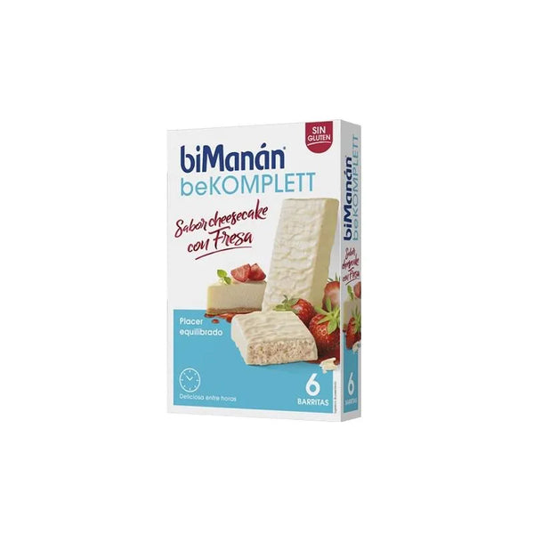 Bimanán Bekomplett White Chocolate, Cheesecake and Strawberry Bars 6 pieces - Batty Beauty