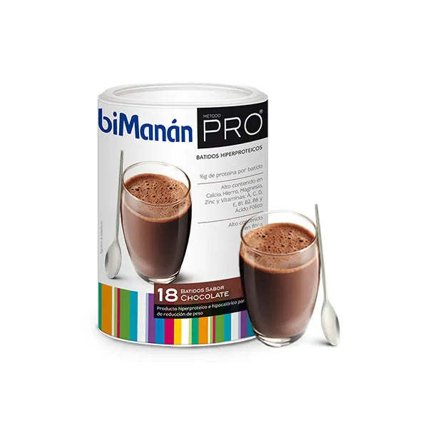 Bimanán Bimanan Pro Milk-shake Eco Au Chocolat 18 Unités