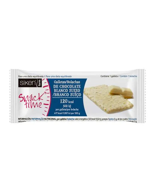 Siken 3x Siken Snack Time White Chocolate Biscuit