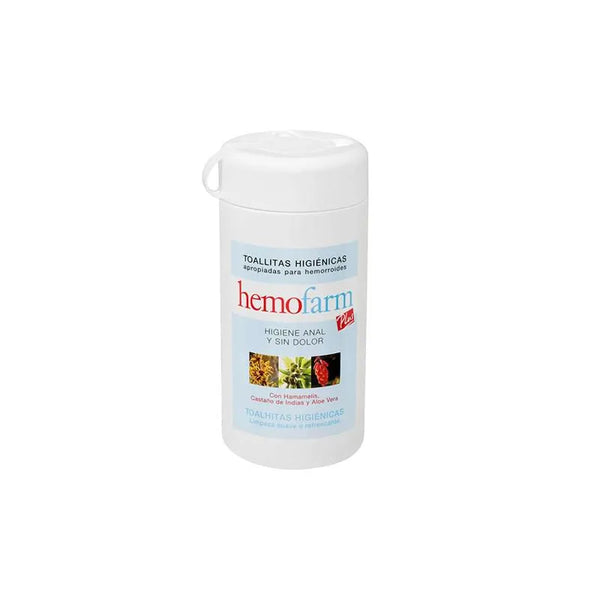 Hemofarm Plus Toallitas Bote 60 Unidades - Batty Beauty