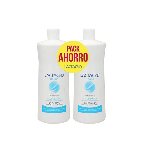 Lactacyd Derma Gel de Bain 2x1000 ml - LACTACYD