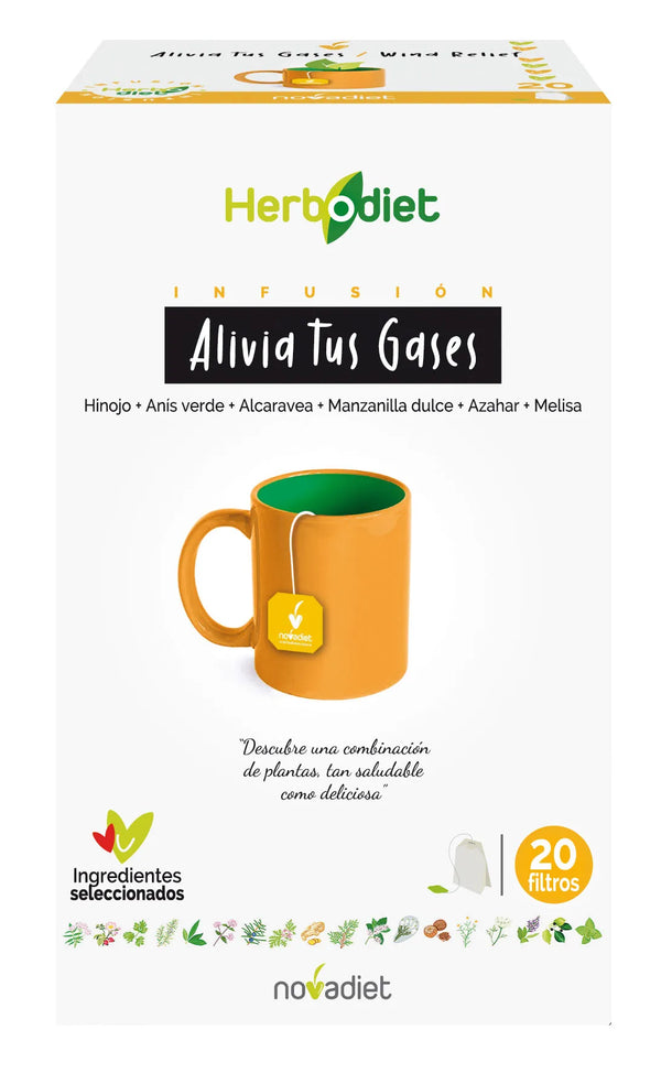 Novadiet Herbodiet Alivia Tus Gases 20 - Batty Beauty