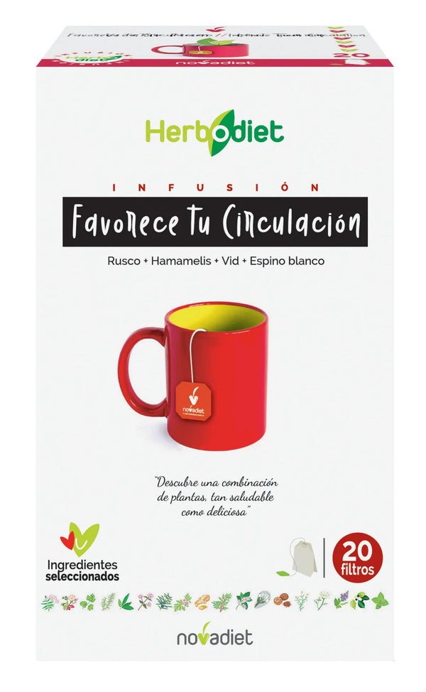 Novadiet Herbodiet Favorece Tu Circulacion 20 Filtros - Batty Beauty