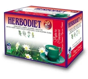 Novadiet Herbodiet Vigila Colestero 20 Filtros - Batty Beauty