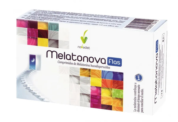 Novadiet Melatonova Flas 1,95 Mg X 30 Comps - Batty Beauty