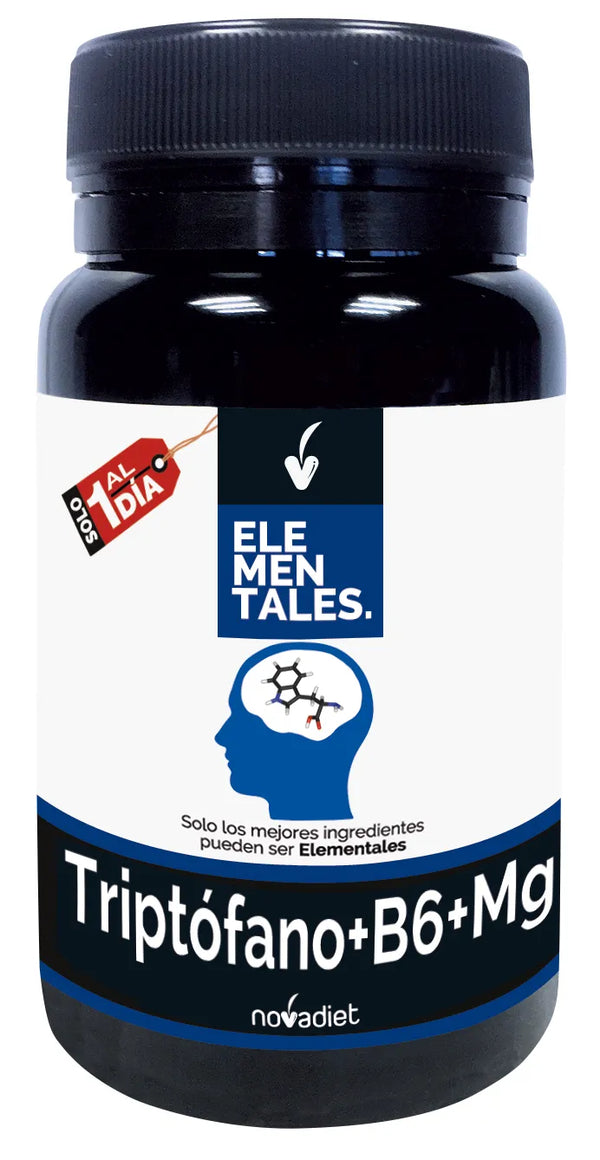 Novadiet Triptofano Vit B6 Mg 30 Vcaps - Batty Beauty