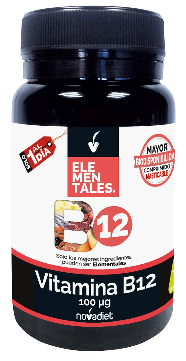 Novadiet Vitamina B12 100 Mcg 120 Comp - Batty Beauty