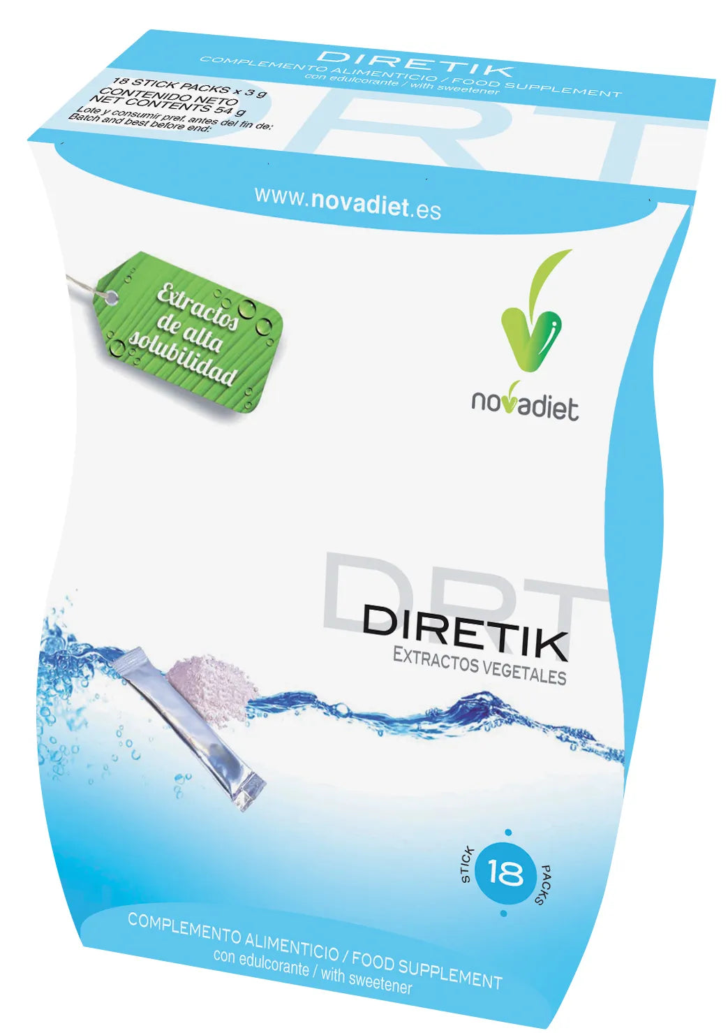 Novadiet Diretik X 18 Sticks
