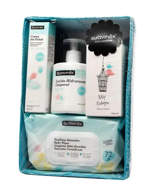 Suavinex Panier Bleu Suavinex Pour Nouveau-Né - Batty Beauty