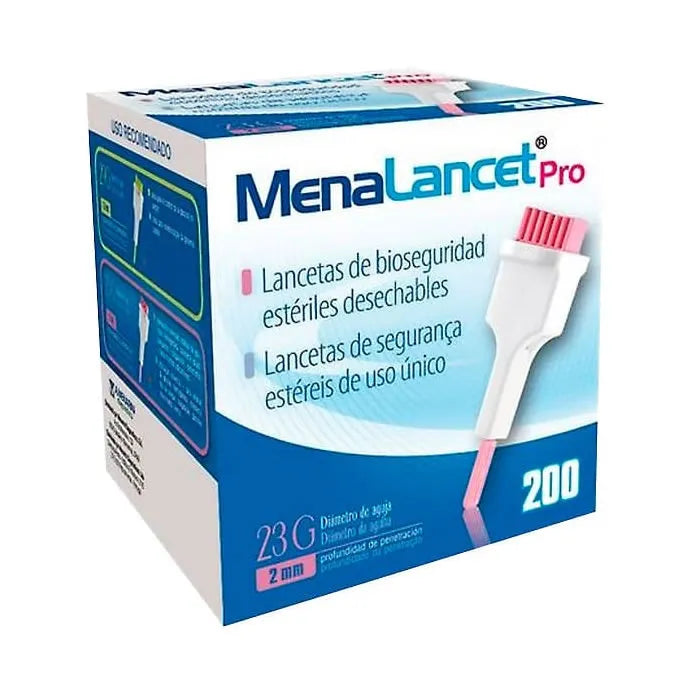 Menarini Menalancet Pro 200 Lancettes