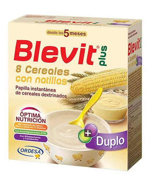 Ordesa Papilla Blevit Plus Duplo Cereales y Natillas