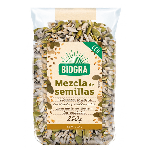 Biográ Mezcla De Semillas 250g - Batty Beauty
