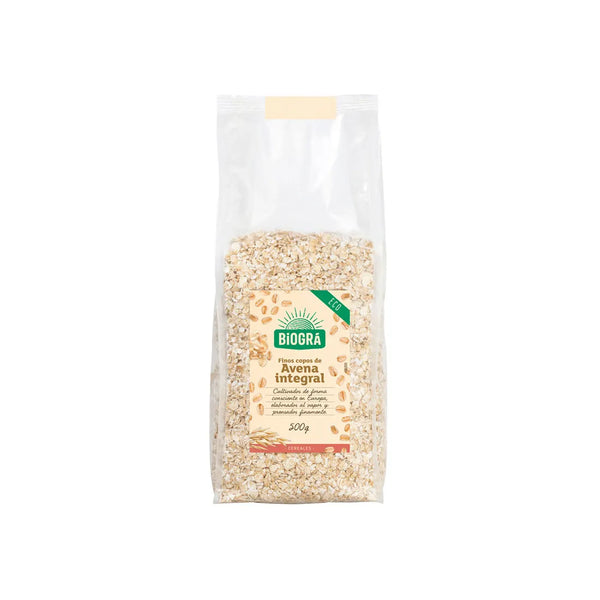 Biográ Copos De Avena Finos Integrales Sin Gluten 500g - Batty Beauty