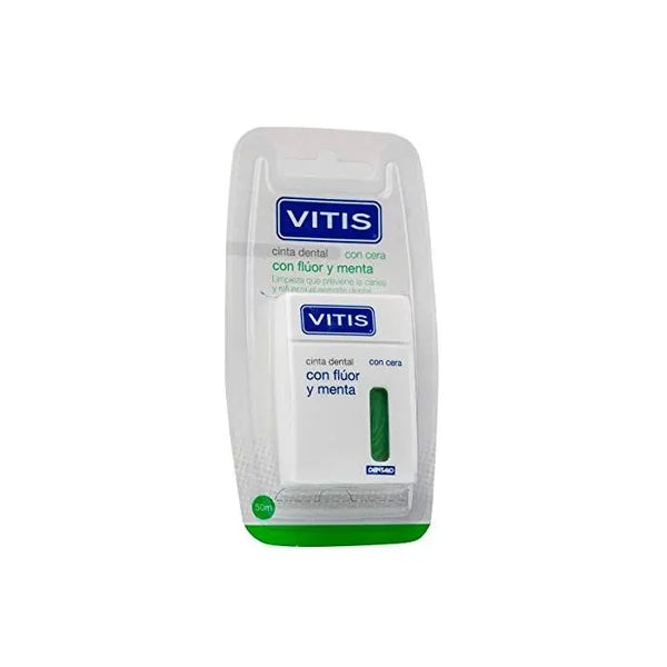 Vitis Cinta Dental Vitis Fluor y Menta 50m - Batty Beauty