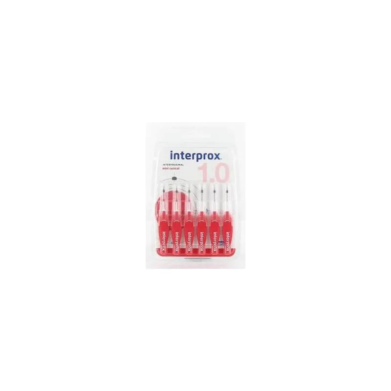 Interprox Vitis Interdent Dentaid Mini 6u Brosse À Dents Conique