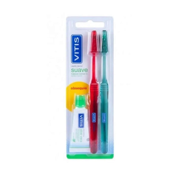 Vitis Brosse À Dents Doux Double Pack - Batty Beauty
