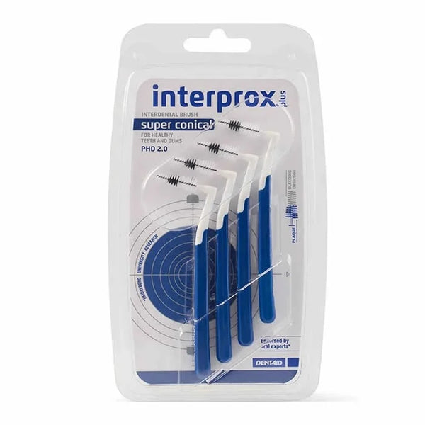 Interprox Plus Interdental Brush Super Conical 2.0 4 Units - Batty Beauty