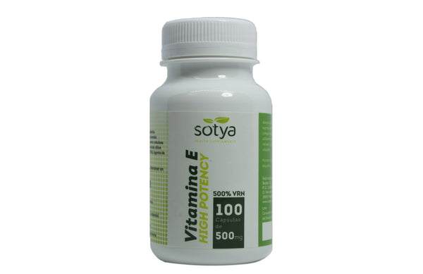 Sotya Vitamina e High Potency 500mg 100 Cap - Batty Beauty