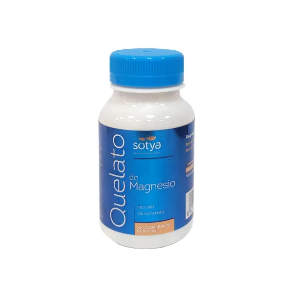 Sotya Quelato Magnesio 100 Comprimidos - Batty Beauty